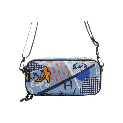 LINING YOUNG Национальная Библиотека Коллаборация Полиэстер Сумка через плечо Обычный Детский Туманно-голубой