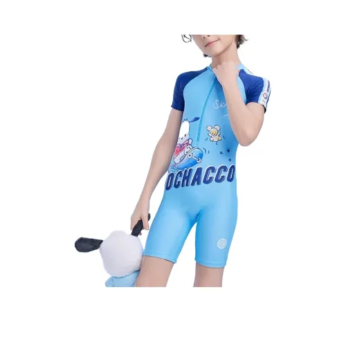 ZOKE X SANLIOU LIANMINGKUAN Детский купальник синий для детей 3-7 лет