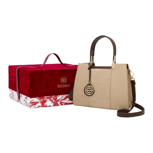 DEDOO ПУ (полиуретан) Сумка Женская Личиевая кожа Зернистая текстура Хаки