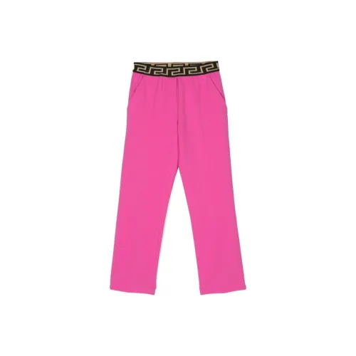 VERSACE Розовые Брюки для Детей