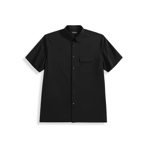 PEACEBIRD MEN Черный 1 Мужская Рубашка