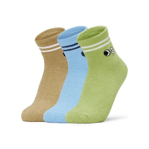Skechers Кубинский песок/Небесно-голубой/Ветреный зеленый Kids Носки