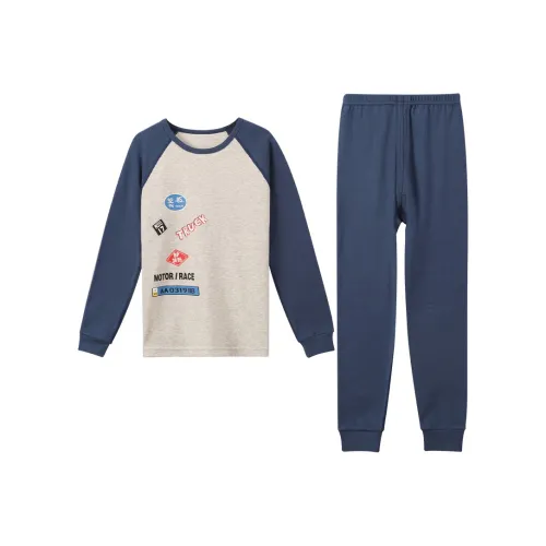 Red Bean Нижнее белье Набор Sea HARP Синий Подростки