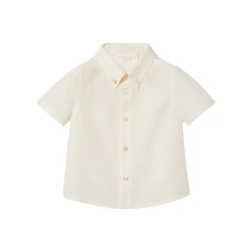 GUCCI Рубашка SS25 Айвори Малыш и Детский