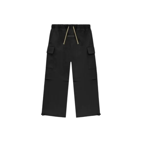 Fear Of God Essentials KIDS Текстурированный Нейлон Field Брюки Брюки карго Детский Обсидиановый черный Черный