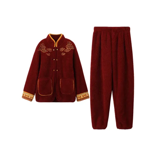 Red Bean Домашняя одежда Красный китайский Подростки