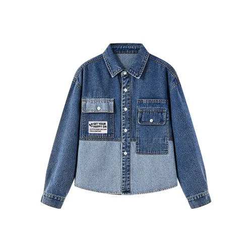 Disney Джинсовая рубашка синий цвет для детей 3-7 лет