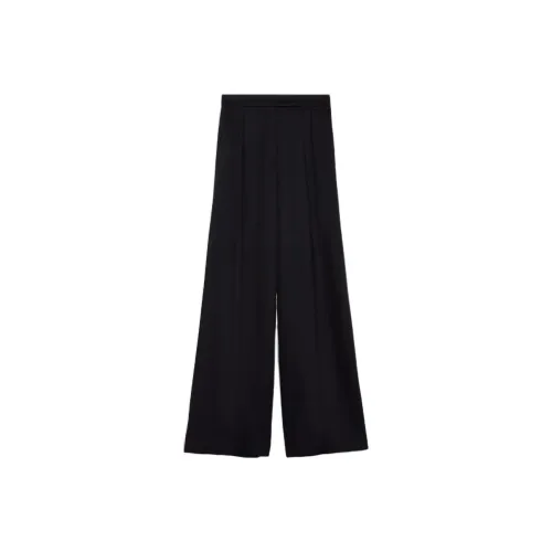 MaxMara Werther Коллекция Широкие Брюки Цвет Camel Повседневные Женские Черные