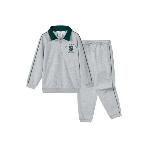 Skechers SKX Retro Series Повседневная спортивная одежда узор серый подростки