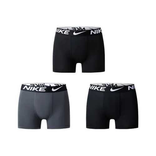 Nike Трусы 3 упаковки Черный Магнитный Серый Подростки
