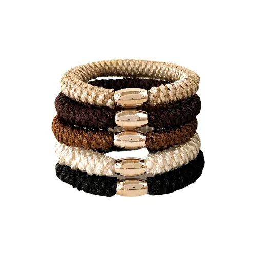 Danqin Эластичный шнур Сплав Резинка для волос Женские