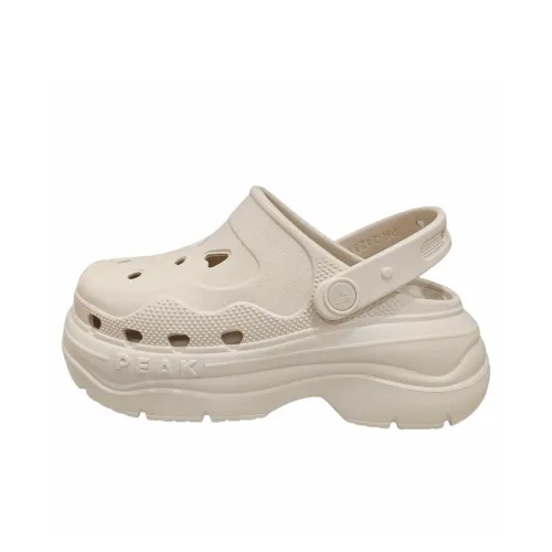 PEAK Extreme National Creativity Сабо Женские Белые Костяные