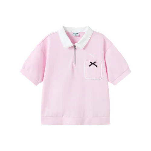 PUMA Поло Sportstyle Series Розовый 60001 Для детей 3-7 лет