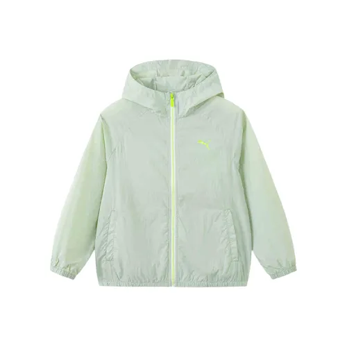 PUMA Одежда с защитой от солнца цвет шалфейно-зеленый для подростков