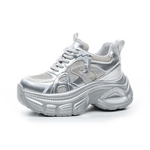 The Mystery Of Glamour Амортизация и Дышащий Низкий Топ Толстая Подошва Женские