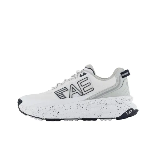 EMPORIO ARMANI EA7 CRUSHER Distance Low Топ Casual Унисекс Белый