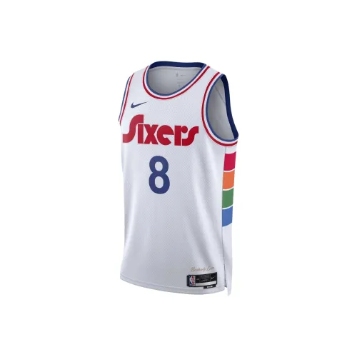 Nike Dri Fit SS25 Баскетбольная Джерси Мужская Белая