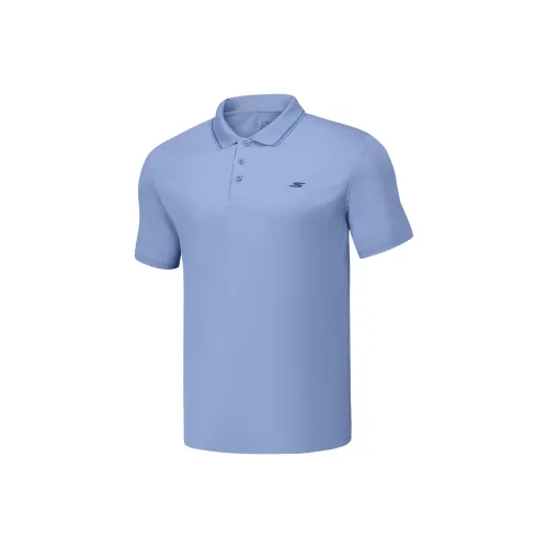 Skechers Поло Мужское Пасторальный Синий