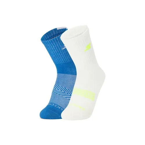 Skechers Kids Носки 2 шт Зефирный белый Шапочка для плавания Синяя Детская