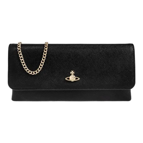 Vivienne Westwood Телячья кожа Клатч Женский Черный