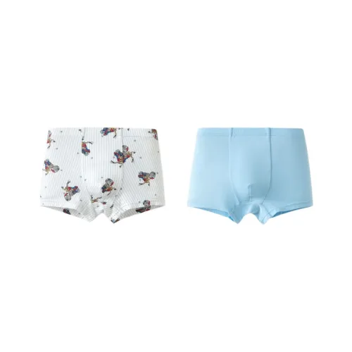 Balabala Трусы 2 упаковки Белый Синий Тон Детский