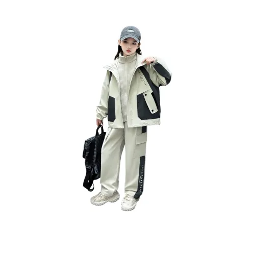 Aisina Повседневная спортивная одежда Бежевый Подростки