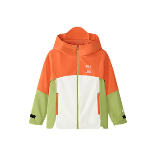 FILA KIDS x BBC EARTH Детский топ Закатный оранжевый для детей 3-7 лет