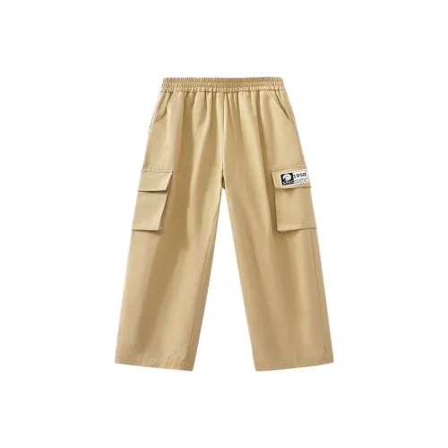 SNOOPY Брюки для детей 3-7 лет цвет хаки