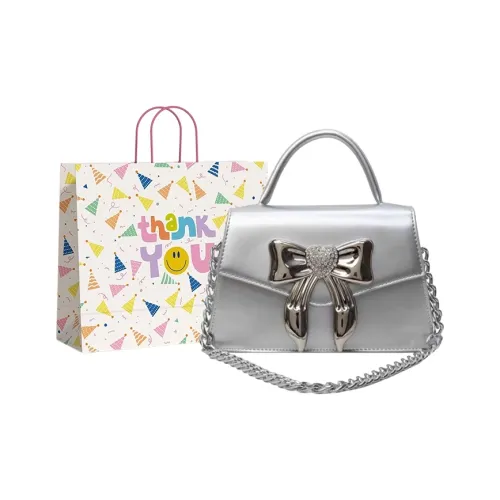 SANZHIXIAOYA ПУ (полиуретан) Сумка через плечо Женская Белая Серебряная Черная