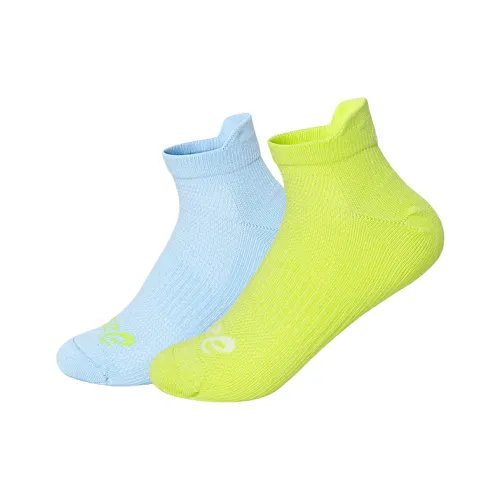 Asics Носки 2 упаковки 0401 Желтый Синий Детские