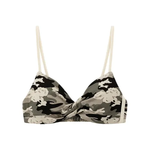 CHUU Зеленый камуфляж Женские майки