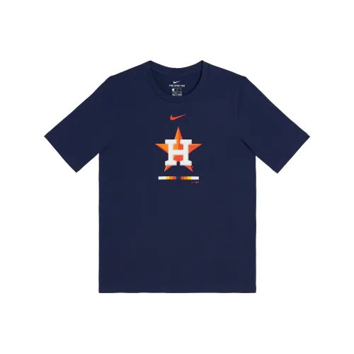Nike x Mlb Base Logo Houston Astronaut Team T-рубашка SS25 темно-синий для детей 3-7 лет