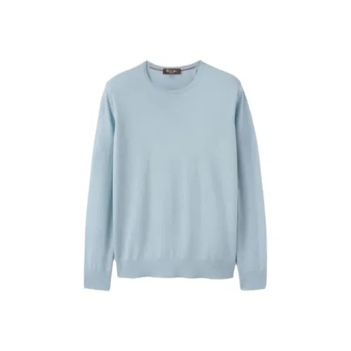 Loro Piana Свитер Мужской Небесно-Синий