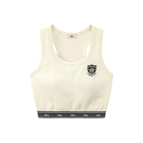 CHUU Белые Женские Майки