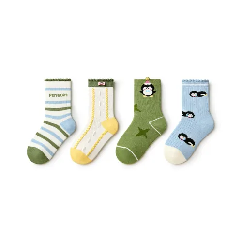 PRIMEET Носки 4 пачки Пингвин Paradise 4 пачки Дети 3-7 лет