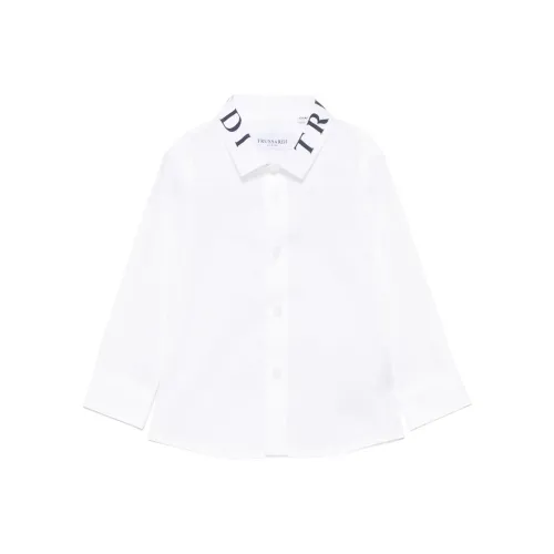 TRUSSARDI Белая Детская Повседневная Рубашка