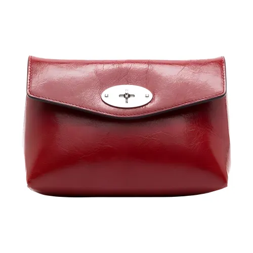 Mulberry Клатч из коровьей кожи женский красный