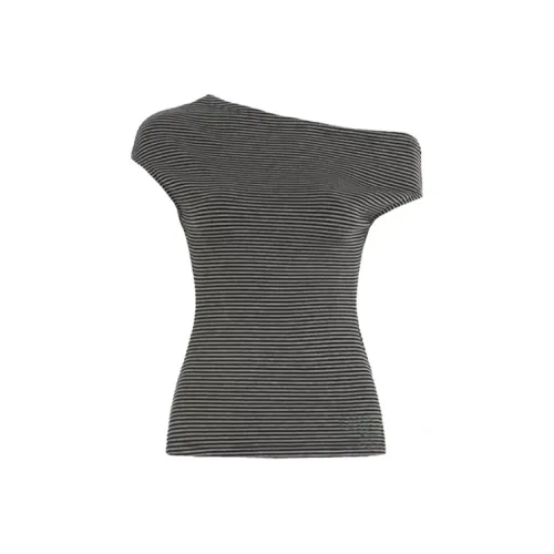 MO VOICE Полосатый топ женские футболки