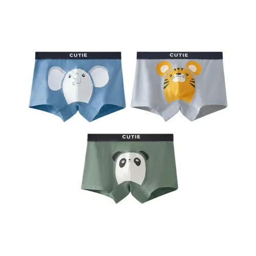 MIANQIXIONG Нижнее белье Милый Животные 3 шт Дети 3-7 лет
