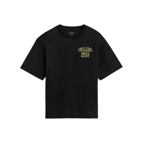 COACH Мужские черные T-рубашки