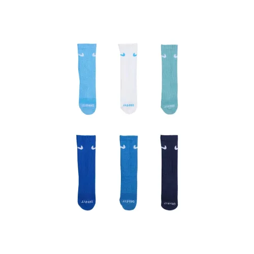 Носки Nike Dri Fit 6 пар университетский синий для подростков