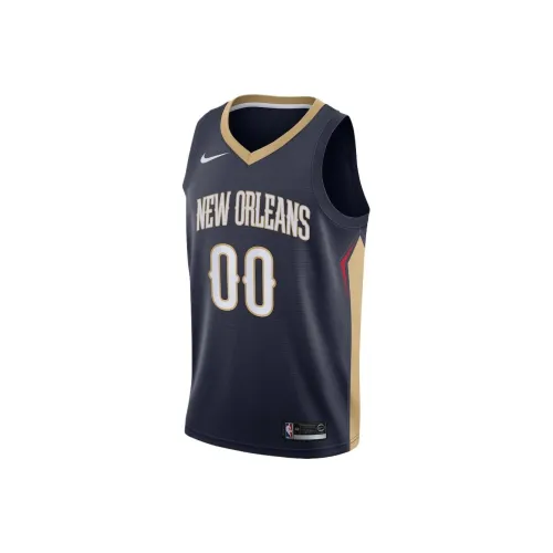 NBA New Orleans Pelicans Nike Детская баскетбольная футболка Черная Подростки