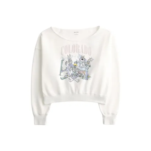 Hollister Облачный белый Женские Свитшоты