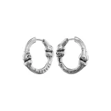 Серьги-кольца "Череп" (1 пара)