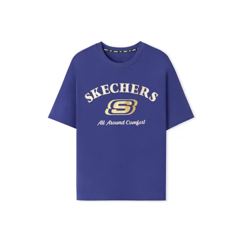 Skechers SS25 T-Shirt Унисекс Captain Purple 013D