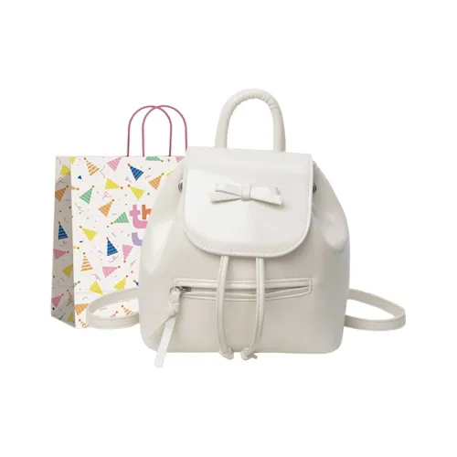 Three Ducklings ПУ (полиуретан) Рюкзак Стандартный Женские Белый Серебряный Красный Черный