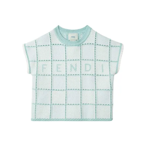 FENDI Майка Светло-Синяя Подростки
