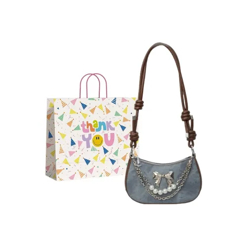 Three Ducklings ПУ (полиуретан) Сумка Сумка через плечо Детская Джинсовый синий Темный чайный Экрю