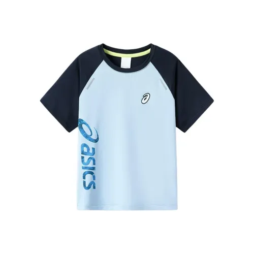 ASICS Sports Performance T-Shirt Светло-Синий Детский Возраст 3-7 Лет