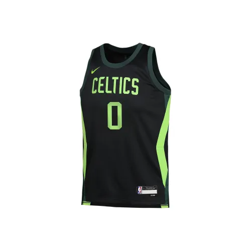 Nike x NBA Майка Dri-Fit Boston Celtics FW24 Черная Подростки